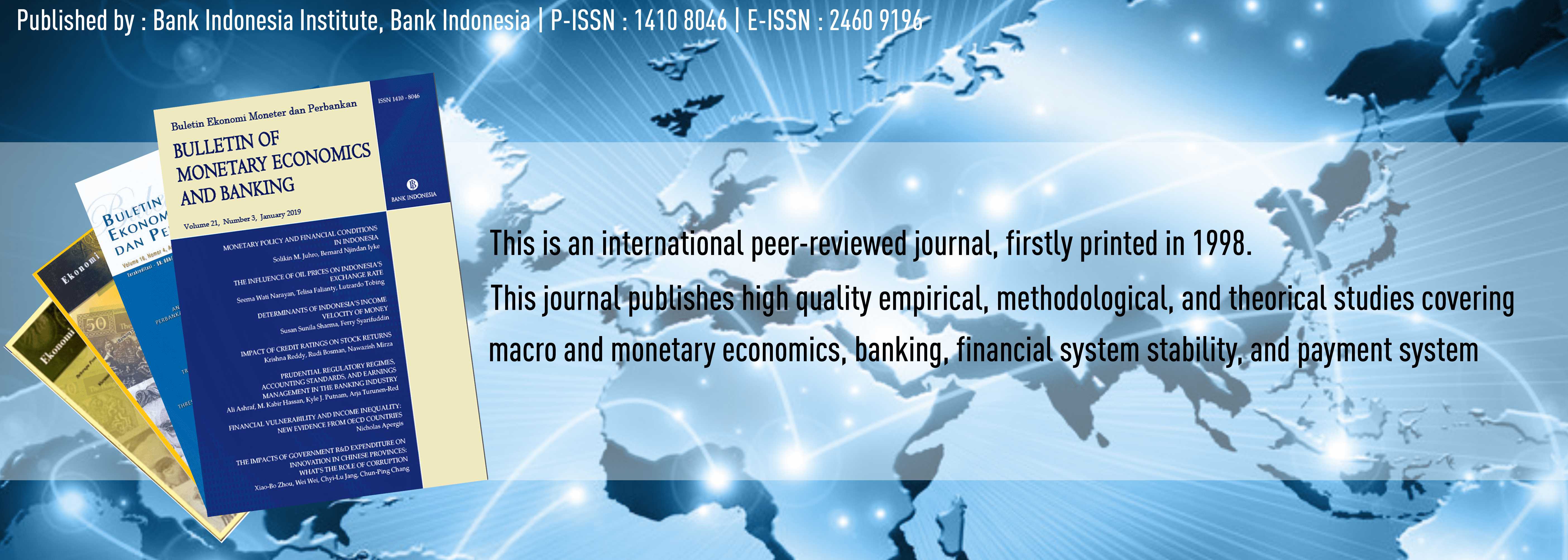 Bulletin Of Monetary Economics And Banking | IBIR